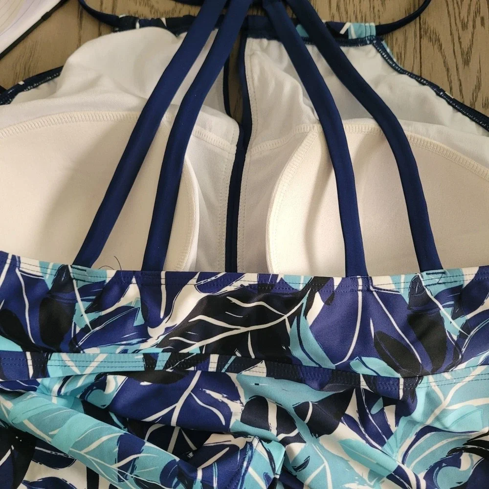 South Point Swim Tankini Tropical Women's Sz 18W Beachy Summer